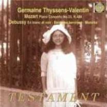 THYSSENS-VALENTIN, GERMAINE - Klavierkonzert Nr.23/En blanc et noir - CD